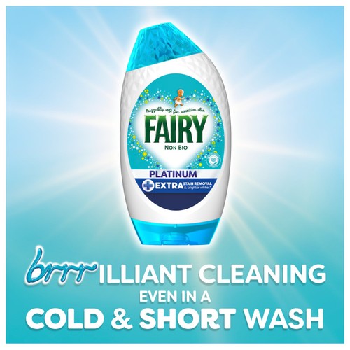 Fairy Platinum Non Bio Washing Liquid Gel 38 Washes