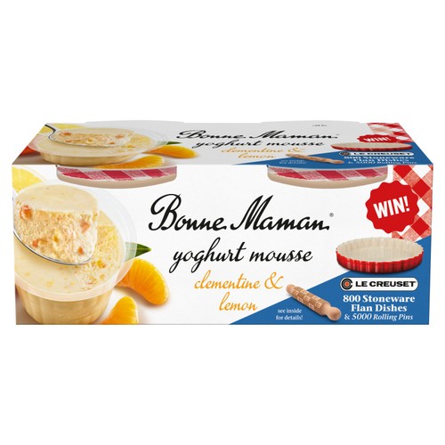 Bonne Maman Clementine & Lemon Mousse Dessert
