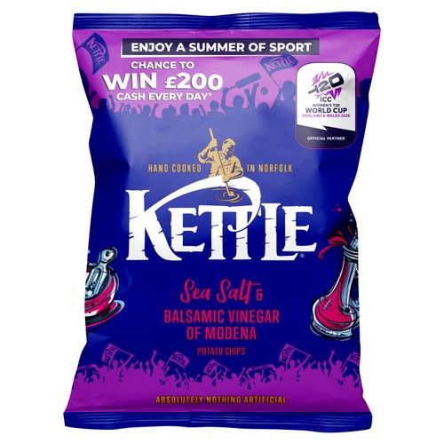 KETTLE Chips Sea Salt & Balsamic Vinegar of Modena