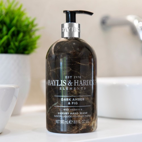 Baylis & Harding Elements Hand Wash - Dark Amber & Fig
