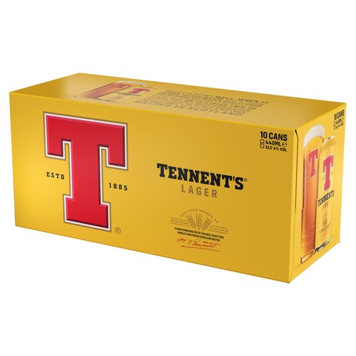 Tennent's Lager Beer Cans
