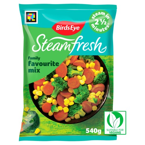 Birds Eye Steamfresh 4 Family Favourites Steam Bags