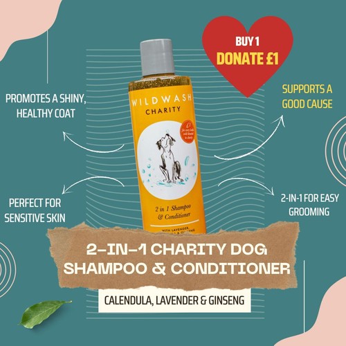WildWash 2-in-1 Charity Dog Shampoo & Conditioner