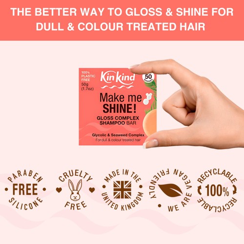 KinKind Make me SHINE! Gloss Complex Shampoo Bar