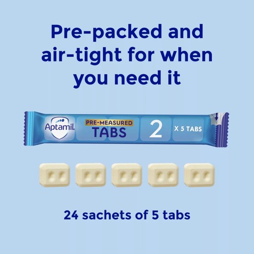 Aptamil 2 Follow On Baby Milk Formula Tabs 6-12 Months 