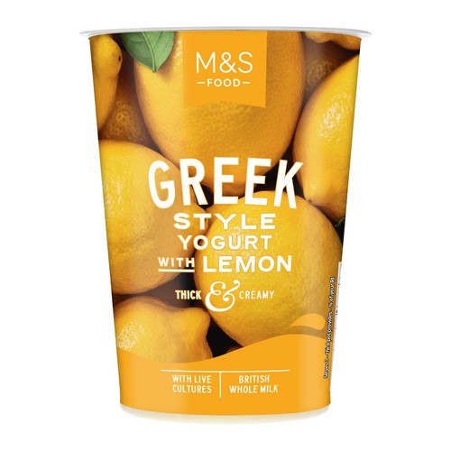 M&S Greek Style Yogurt with Lemon