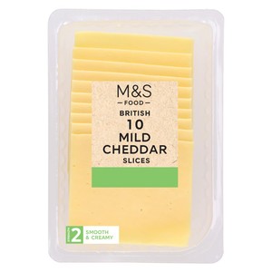 M&S British Mild Cheddar 10 Slices