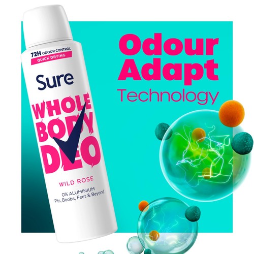 Sure Women Whole Body Wild Rose Deodorant