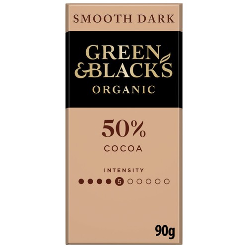 Green & Black's Organic Smooth 50% Dark Chocolate Bar