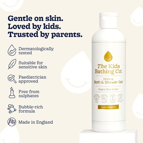 The Kids Bathing Co. Organic Shea & Coco Relaxing Bath & Shower Gel