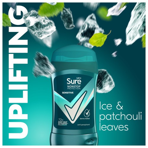Sure Men Antiperspirant Deodorant Stick Nonstop Sensitive