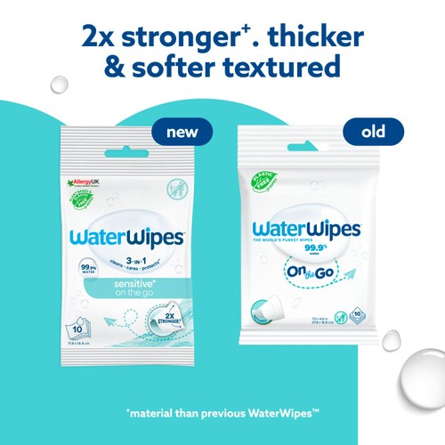 WaterWipes On The Go Wipes 10 wipes