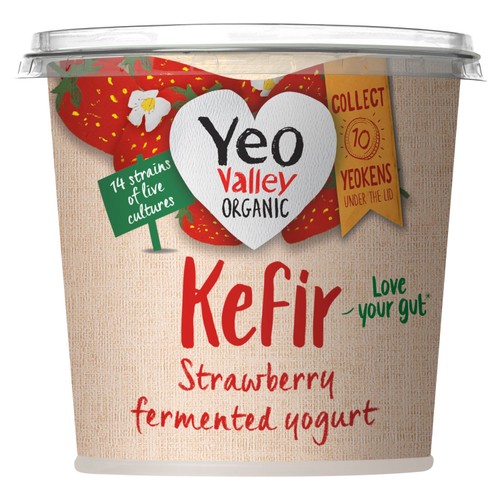 Yeo Valley Organic Kefir Strawberry Yoghurt