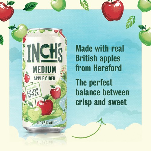 Inch's Medium Apple Cider Can