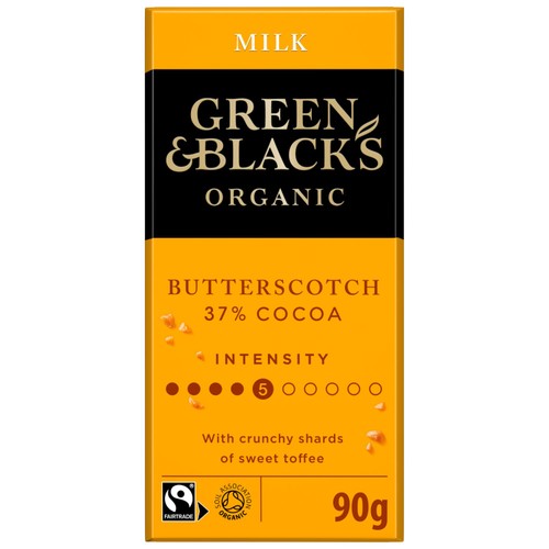 Green & Black's Organic Butterscotch Milk Chocolate Bar