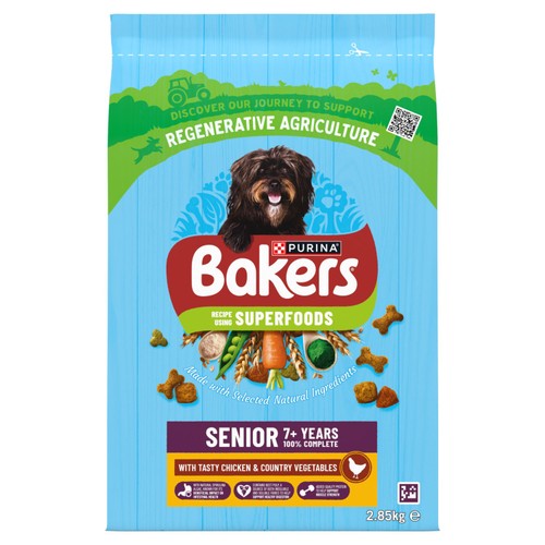 Bakers Senior Chicken with Vegetables Dry Dog Food 