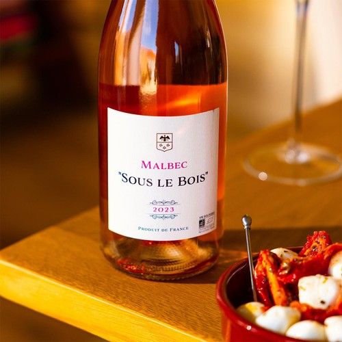 Sous Le Bois Malbec Rose Organic