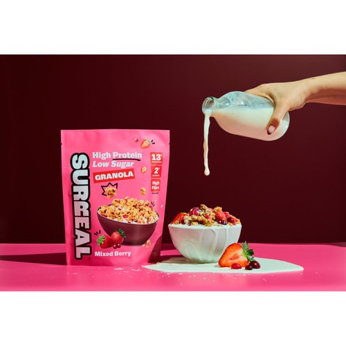 Surreal High Protein Low Sugar Mixed Berry Granola