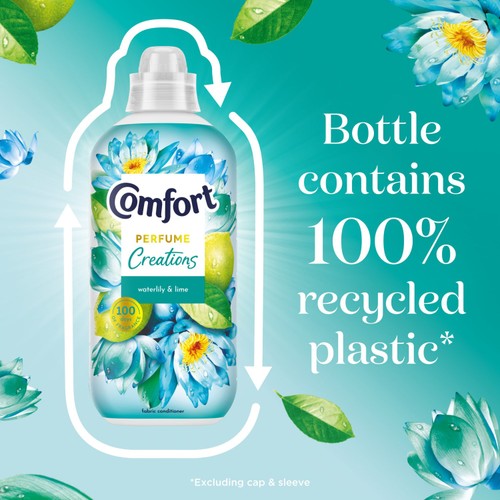 Comfort Perfume Creations Waterlily & Lime Fabric Conditioner 30 Washes