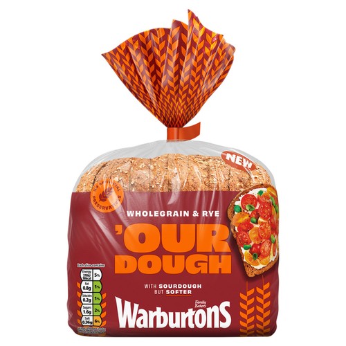 Warburtons Wholegrain & Rye Our Dough