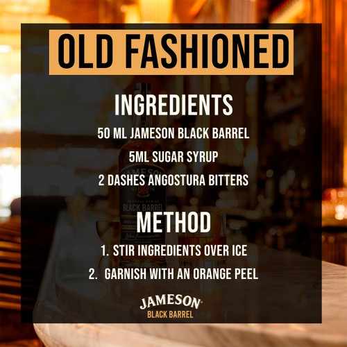 Jameson Black Barrel Triple Distilled Blended Irish Whiskey