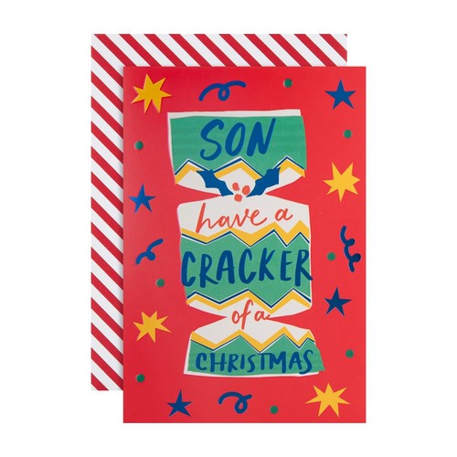 M&S Son Modern Cracker Card