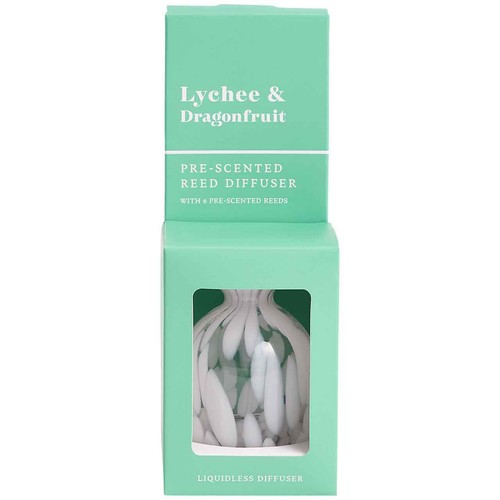 M&S Lychee & Dragonfruit Reed Diffuser, White