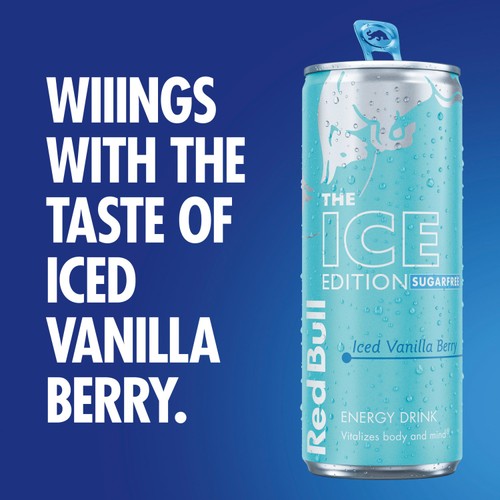 Red Bull Energy Drink Sugar Free Ice Edition Iced Vanilla Berry