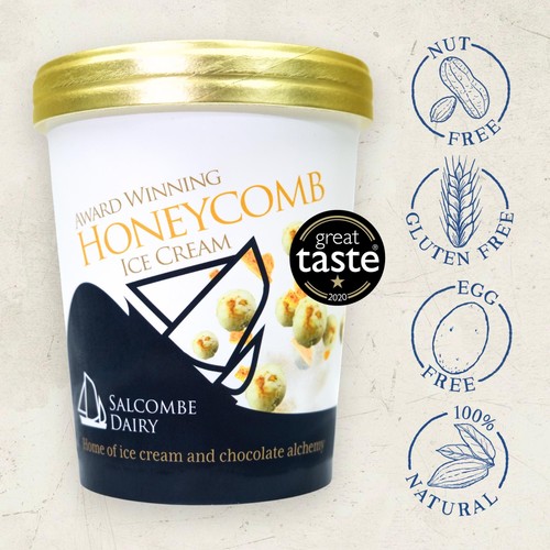 Salcombe Dairy Honeycomb Ice Cream