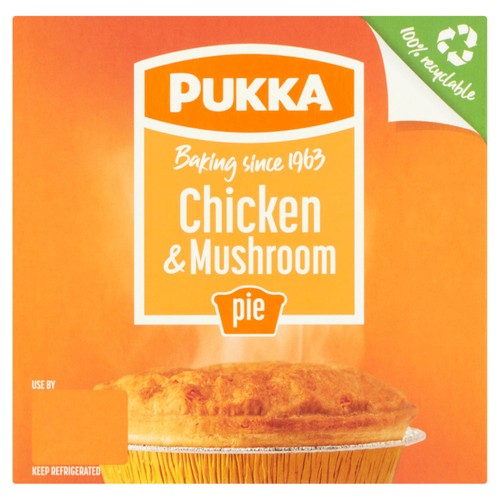 Pukka Pies Chicken & Mushroom