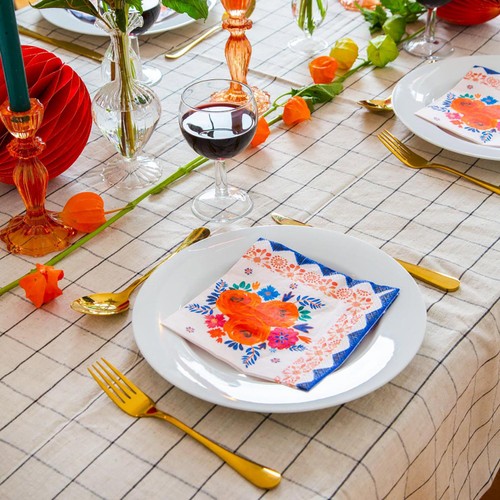 Talking Tables Boho Floral Paper Napkins