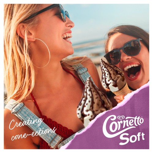Cornetto Soft Cookies & Chocolate Ice Cream Cones