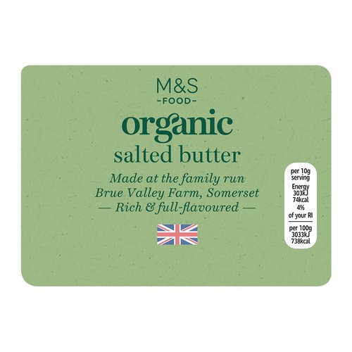 M&S Organic British Salted Butter