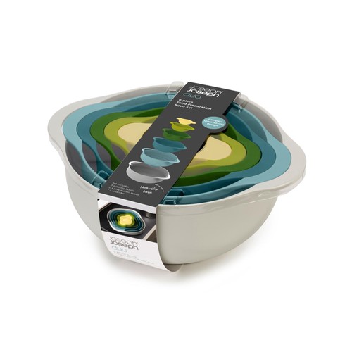 Joseph Joseph Duo 6pc Food Preparation Bowl Set (Opal)