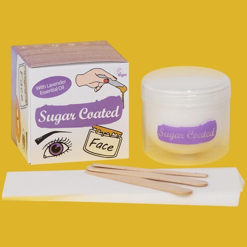 Sugar Coated Facial Hair Removal Kit With Lavender Essential Oil