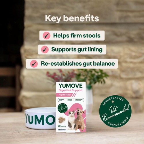 YuMOVE Digestive Support Rapid Powder for Dogs & Cats