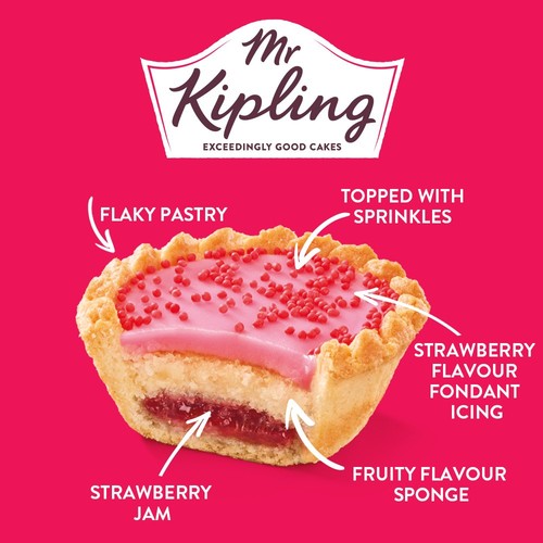 Mr Kipling Strawberries and Cream Tarts