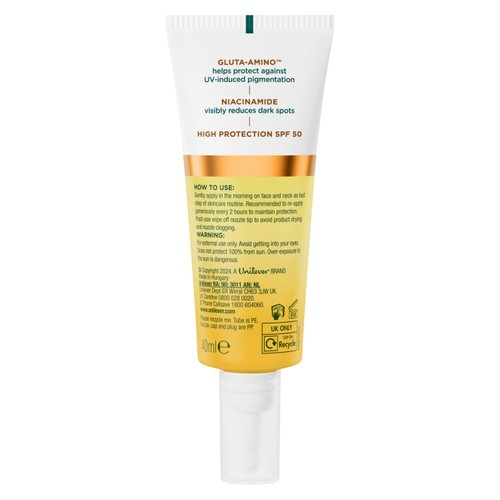 Simple Invisible UV Face Fluid Moisturiser SPF50