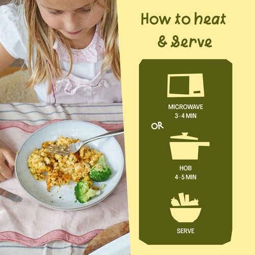 Lune & Wild Handmade Squash Macaroni Cheese Toddler Meal 1-4 years