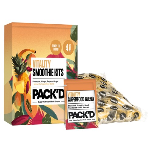 PACK'D Vitality Immune Boosting Smoothie Kits