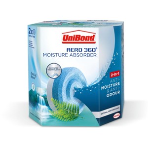 UniBond Aero 360 Waterfall Freshness Refills - 2 Pack