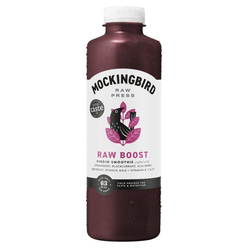 Mockingbird Raw Boost Smoothie, Berry, Beetroot 