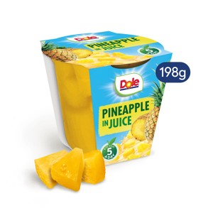Dole Pineapple Fruit in Juice 4x113g