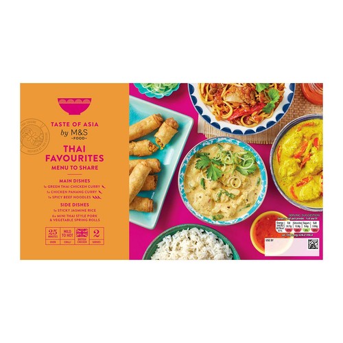 M&S Thai Favourites Takeaway Box - Taste of Asia