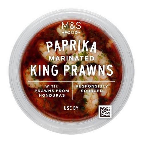M&S Paprika Marinated King Prawns