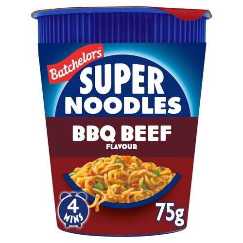 Batchelors Super Noodles BBQ Beef Flavour Instant Noodle Pot