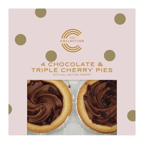 M&S Triple Cherry & Chocolate Pie