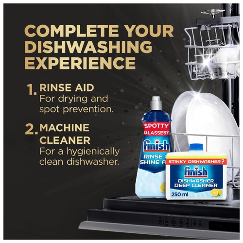 Finish Ultimate Infinity Shine Dishwasher Tablets Lemon