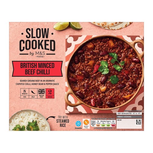 M&S Slow Cooked Minced Beef Chilli