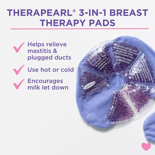 Lansinoh TheraPearl 3-in-1 Breast Therapy Packs